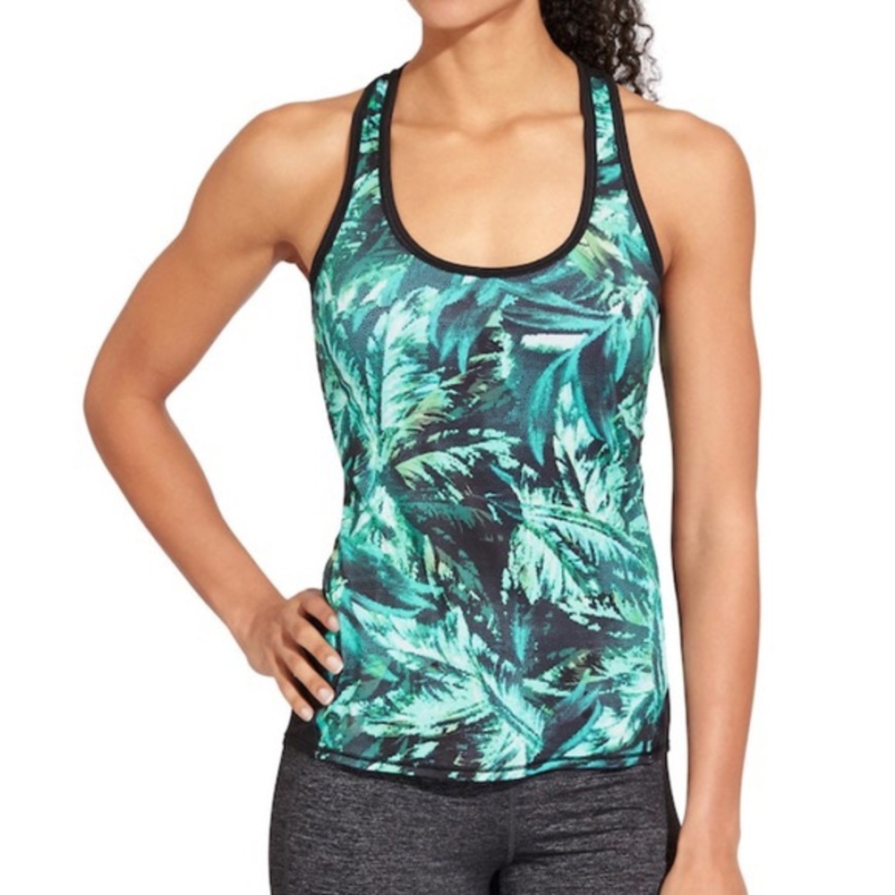 Athleta Napoli mesh back tank size xs